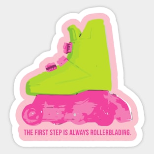 The First Step Is Always Rollerblading | Barbie 2023 Sticker